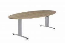 Grote vergadertafel ellipsvorm