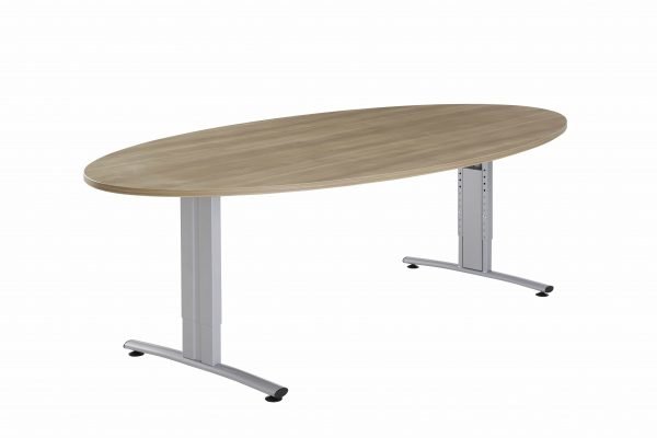 Grote vergadertafel ellipsvorm