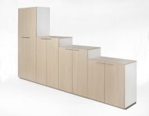 Houten kantoorkasten