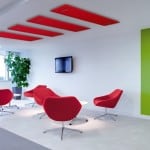 Akoestische projectinrichting: Panelen voor plafond