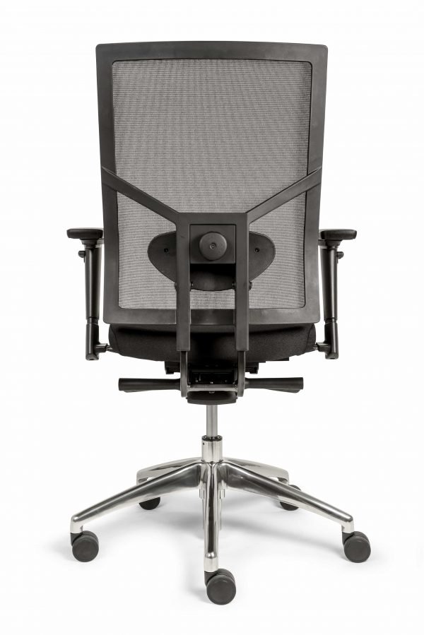 Ergonomische bureaustoel (BM35 Edition Netwave) achter aanzicht