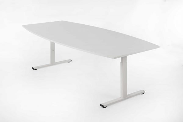 Ton vormige tafel geheel wit