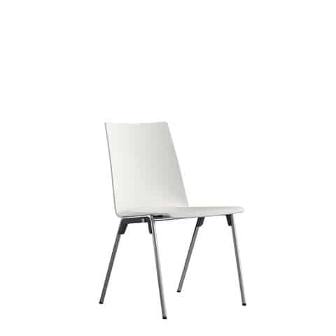Brunner Hero plus zaal- of vergaderstoel - Wit