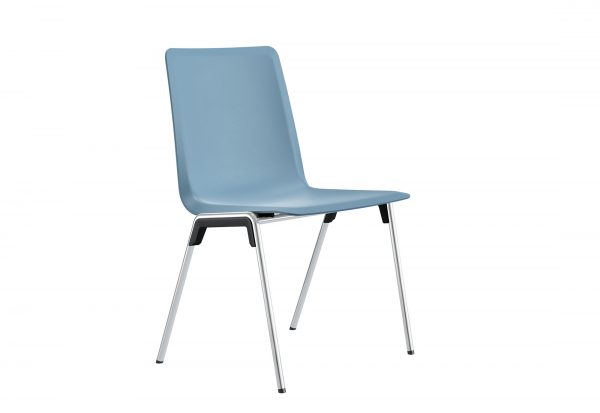 Brunner Hero plus zaal- of vergaderstoel - Lichtblauw