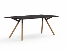 bridge vergadertafel massief hout