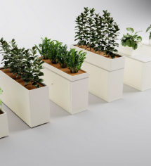 verrijdbaar plantenbak
