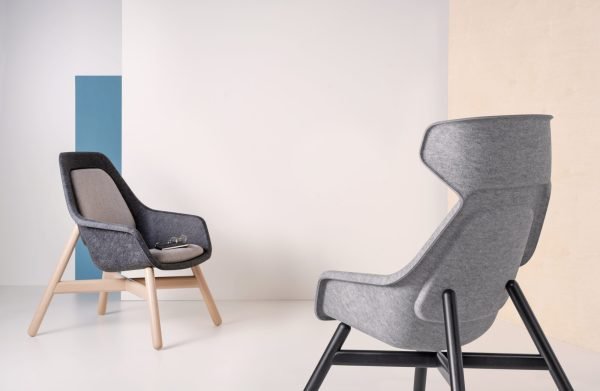 Vepa Felt stoel - Strakke lijnen en moderne esthetiek